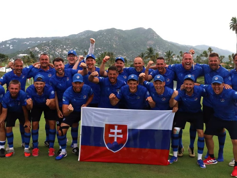 Slovenskí footgolfisti. 