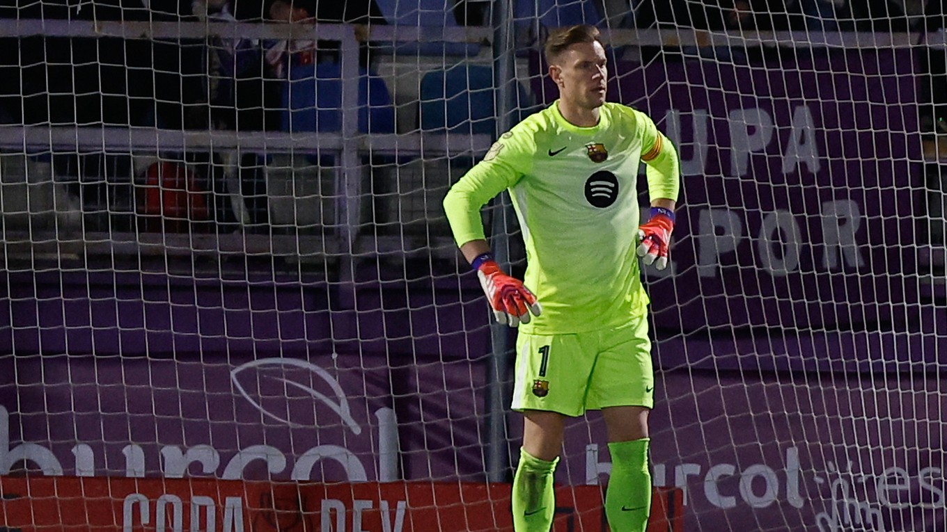 Nemecký futbalový brankár Marc-Andre ter Stegen.