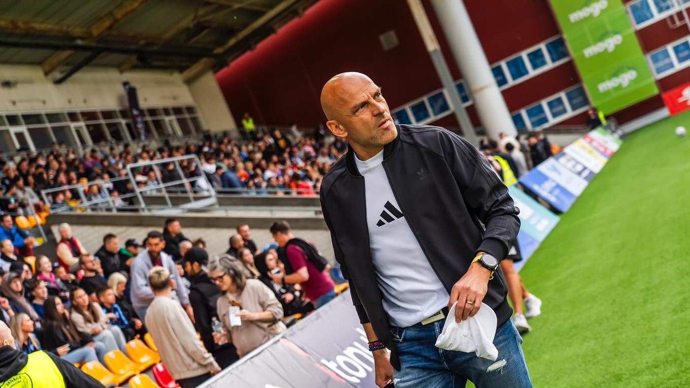 Tréner Adrián Guľa.