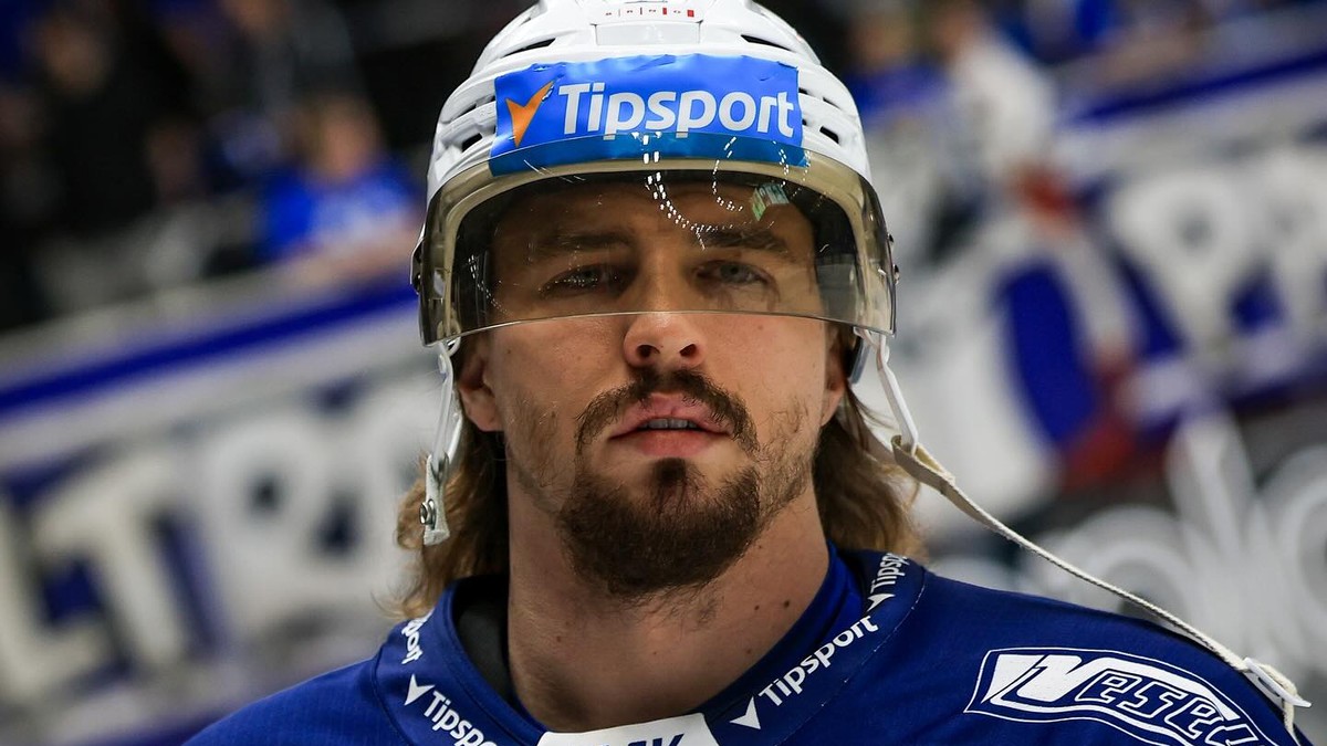 Útočník Komety Brno Kristián Pospíšil. 