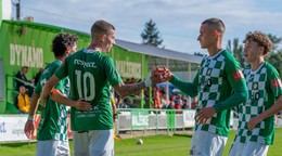 Futbalisti OFK Dynamo Malženice.