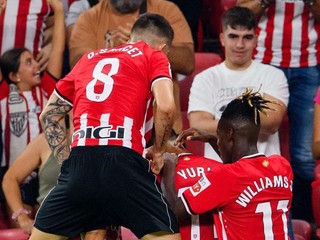 Futbalisti Athletica Bilbao sa tešia zo streleného gólu. 
