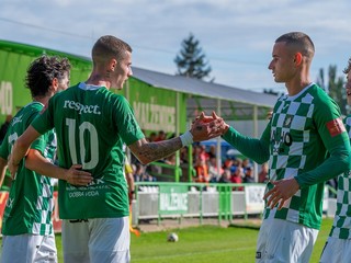 Futbalisti OFK Dynamo Malženice.