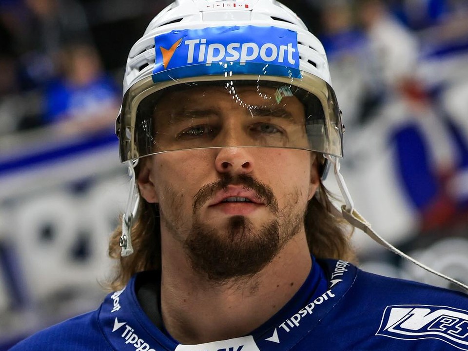 Útočník Komety Brno Kristián Pospíšil. 