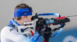 Slovenský biatlonista Jakub Borguľa.