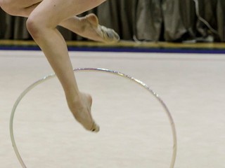 Moderná gymnastika, ilustračná fotografia.