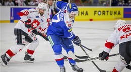 Momentka zo zápasu Slovensko - Švajčiarsko