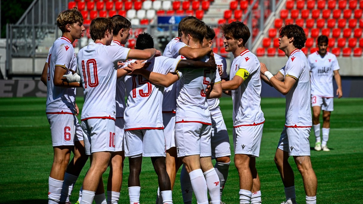 Gólová radosť priebežného lídra tretej ligy Západ futbalistov AS Trenčín B.