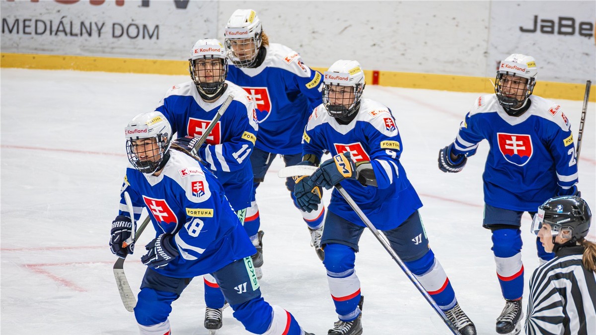 Slovenská ženská hokejová reprezentácia.