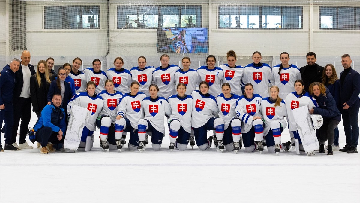 Slovenské hokejistky.