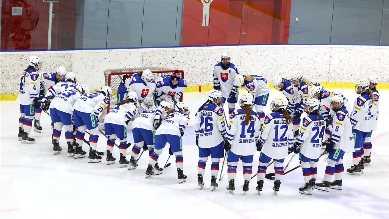 Slovenské hokejistky.