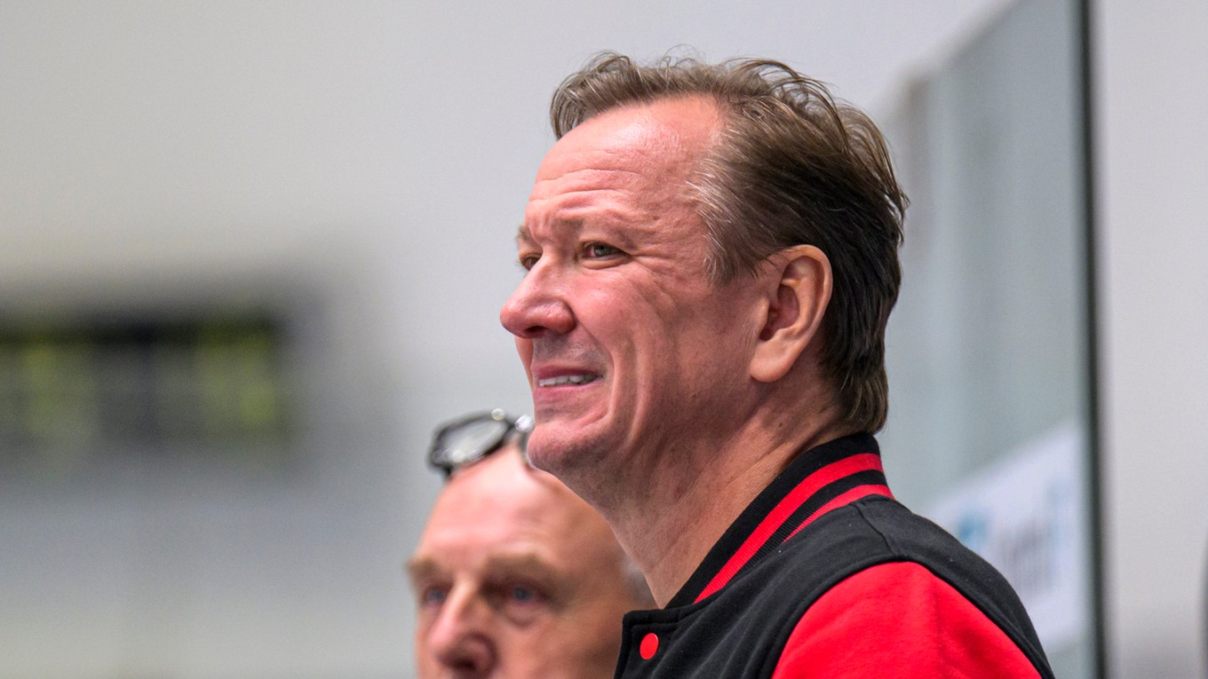 Hlavný tréner Prešova Peteris Skudra.