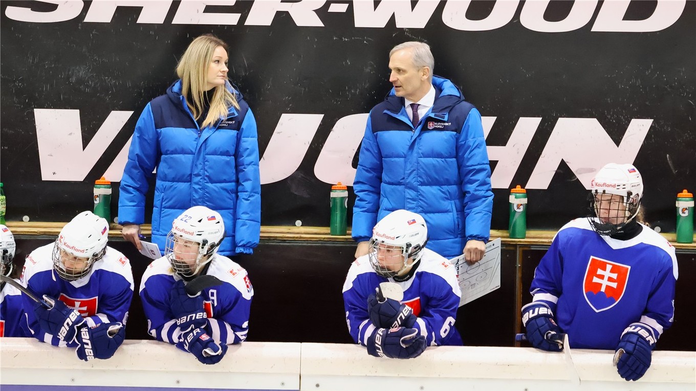 Slovenské hokejistky.