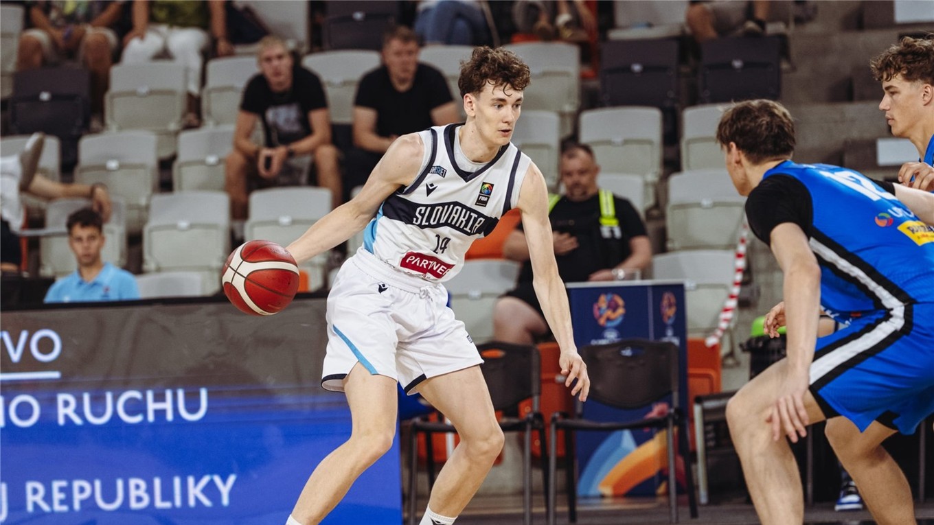 Fotka zo zápasu Slovensko - Estónsko na ME U20 2026.