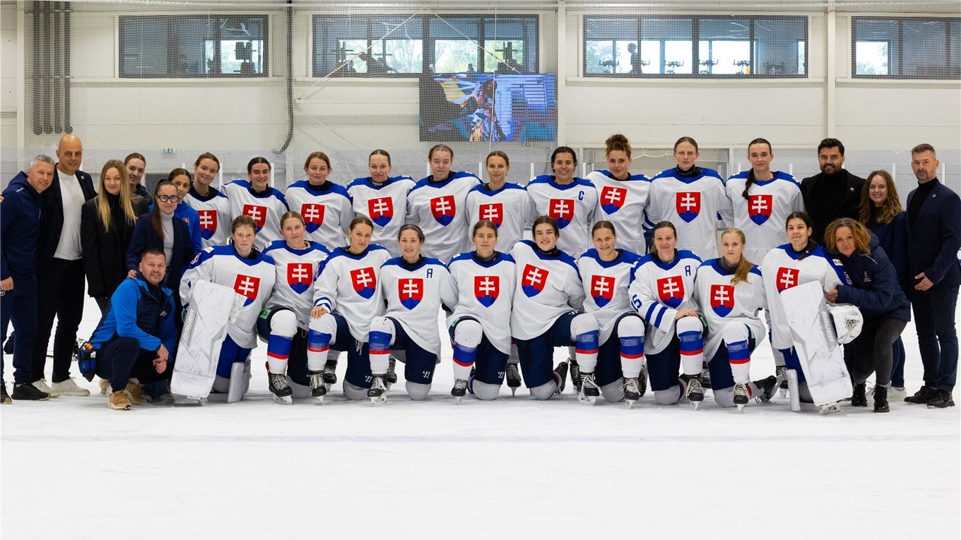 Slovenské hokejistky.