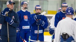 Slovenskí hokejisti do 17 rokov.
