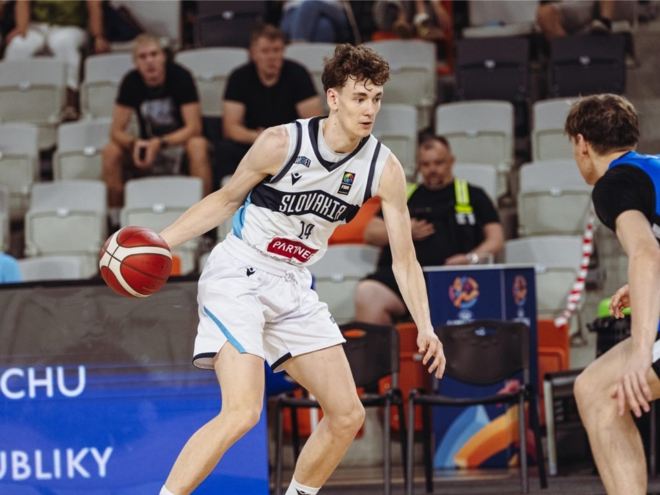 Fotka zo zápasu Slovensko - Estónsko na ME U20 2026.