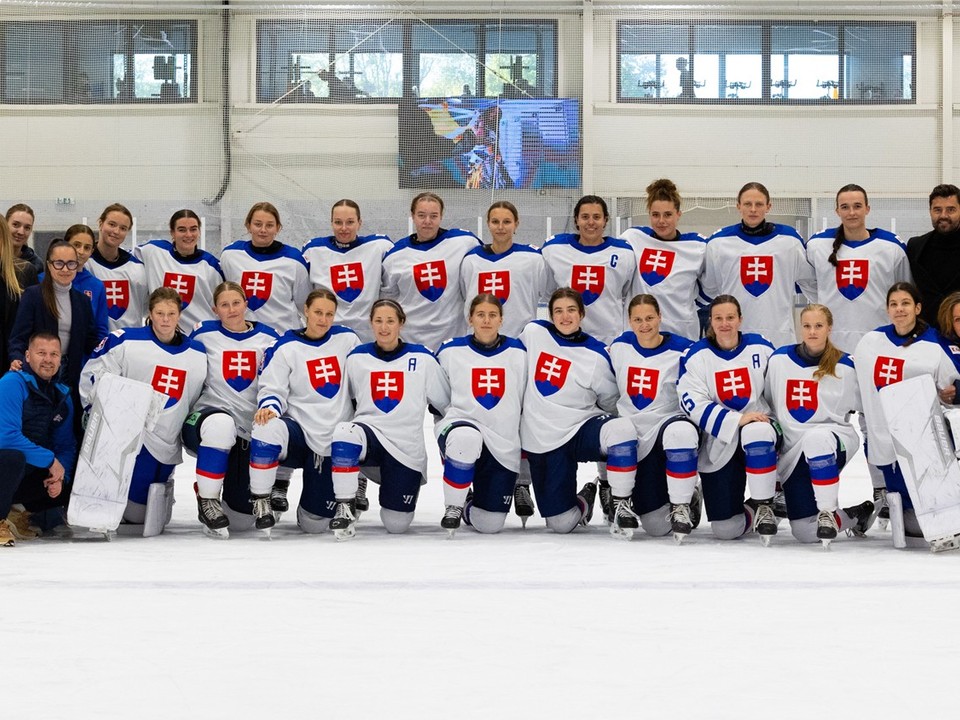 Slovenské hokejistky.