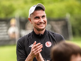 Tréner Daniel Vanta.