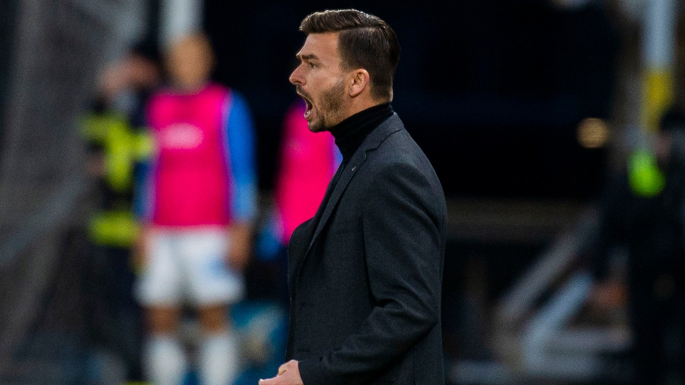 Na snímke tréner FC Spartak Trnava Michal Gašparík.