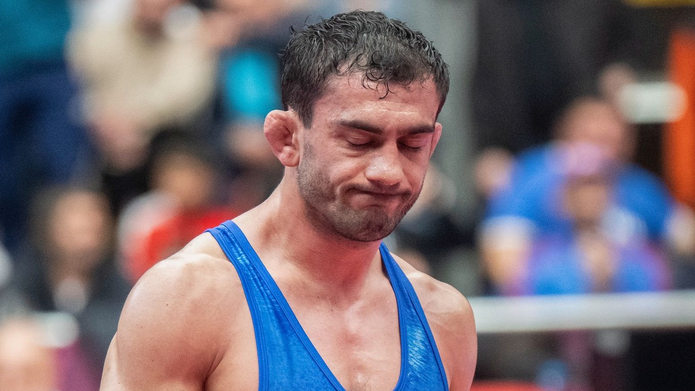 Slovenský zápasník Tajmuraz Salkazanov.