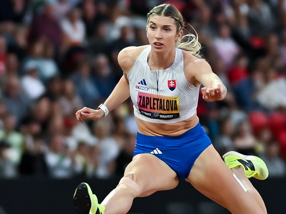 Emma Zapletalová počas Ultimátnych MS v atletike 2026.