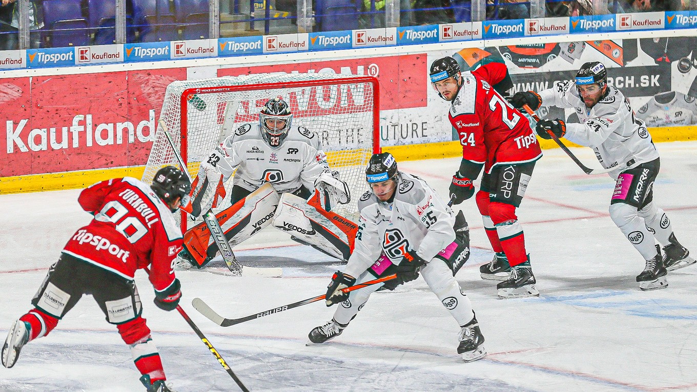 Fotka zo zápasu Košice - Banská Bystrica.