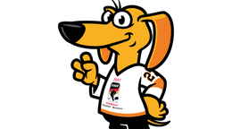 Maskot MS v hokeji 2027. 