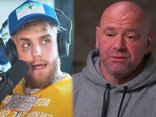 Jake Paul a Dana White.