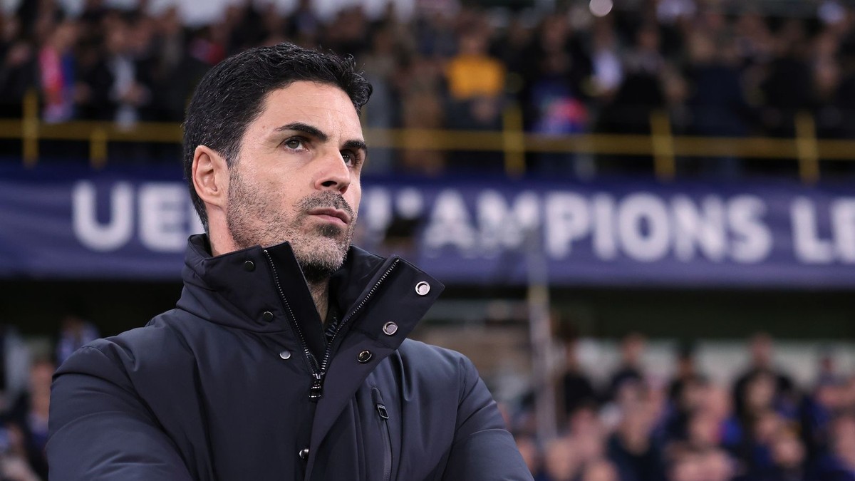 Tréner Arsenalu Mikel Arteta.