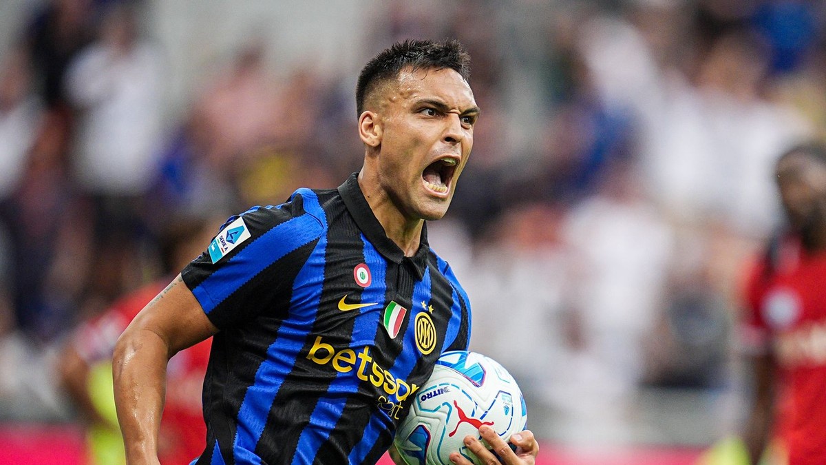 Hráč Interu Miláno Lautaro Martinez.