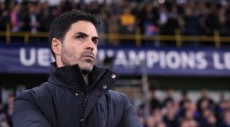 Tréner Arsenalu Mikel Arteta.