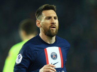 Lionel Messi v drese Paríž St. Germain.