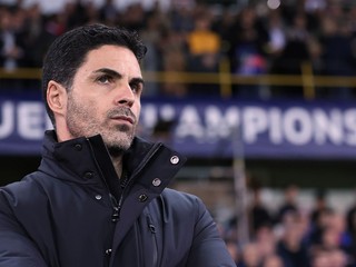 Tréner Arsenalu Mikel Arteta.
