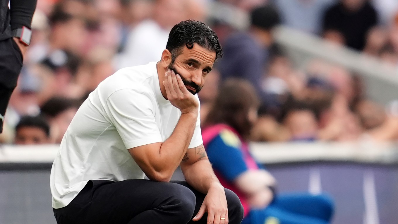 Tréner Ruben Amorim.