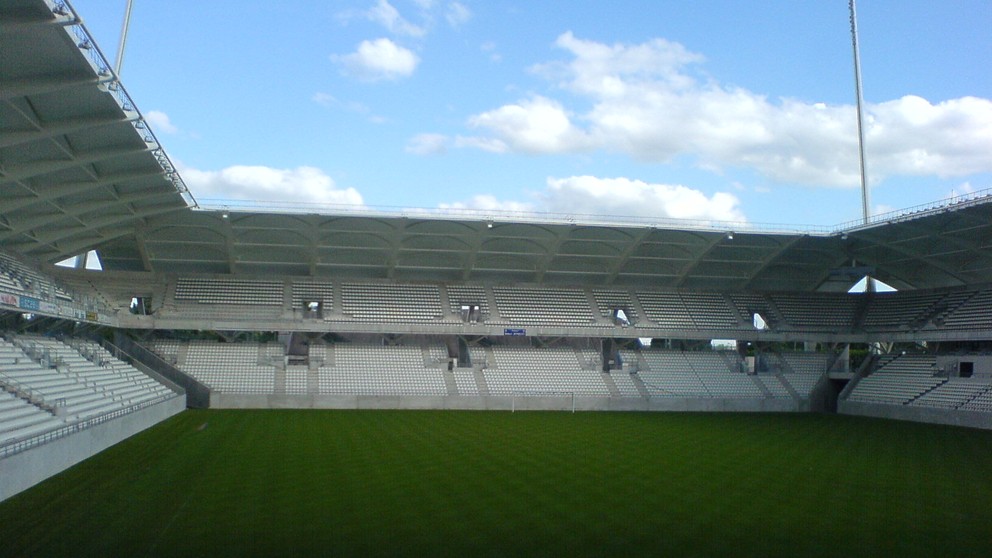 Stade Auguste-Delaune, na ktorom sa hral zápas Maďarsko - Holandská Východná India na MS vo futbale 1938. Vtedy mal názov Vélodrome Municipal. Teraz je domácim štadiónom klubu Stade Reims.