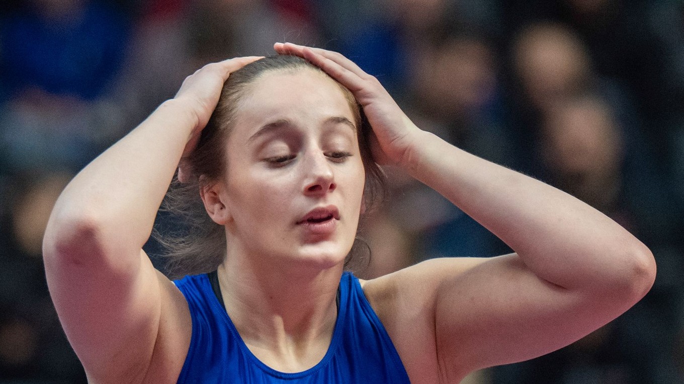 Slovenská zápasníčka Michaela Šeböková.