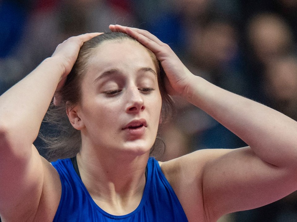 Slovenská zápasníčka Michaela Šeböková.