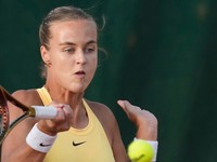 Slovenská tenistka Anna Karolína Schmiedlová.