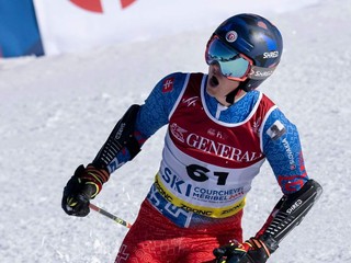 Martin Hyška na MS v zjazdovom lyžovaní 2023.