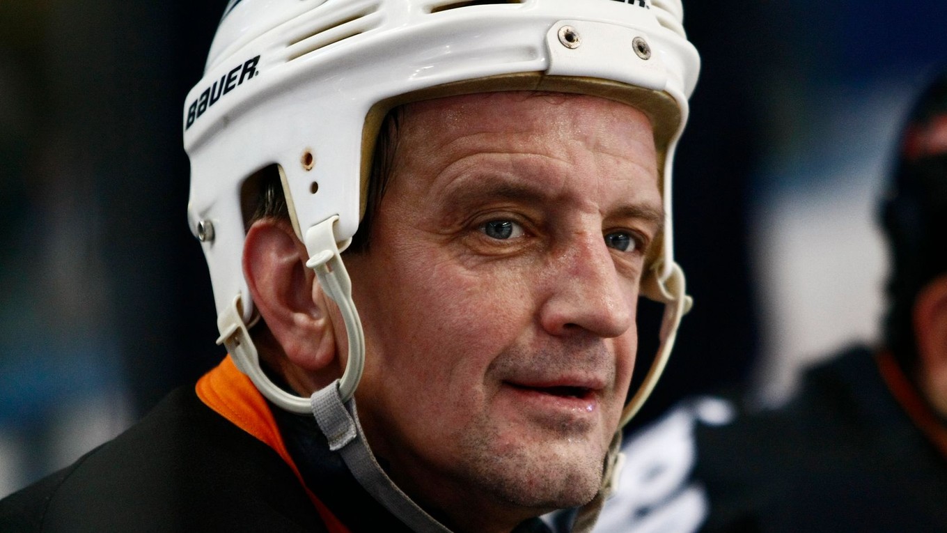 Peter Veselovský na exhibičnom zápase v roku 2011.