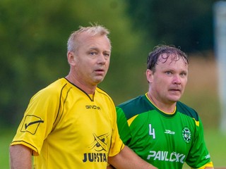 Vľavo Patrik Zajac v drese Malcova.