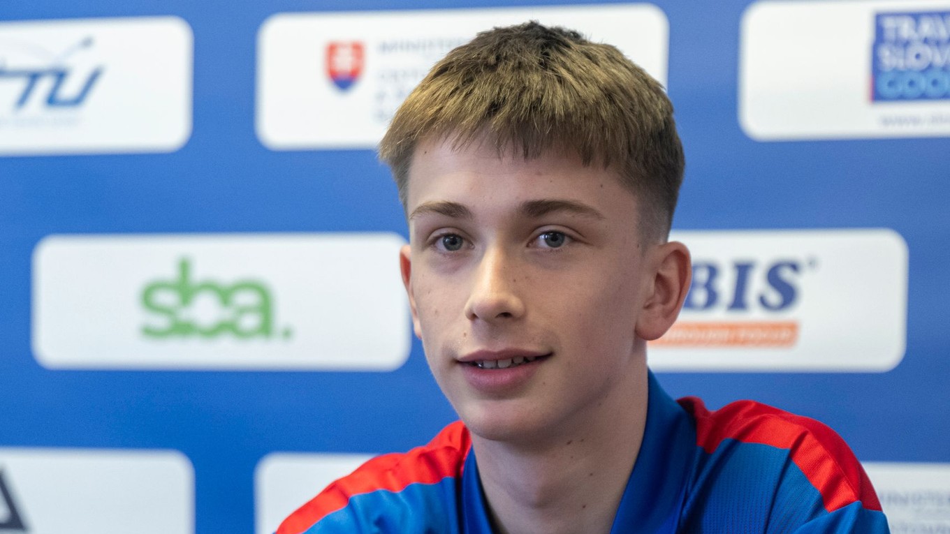 Slovenský reprezentant v stolnom tenise Samuel Arpáš.