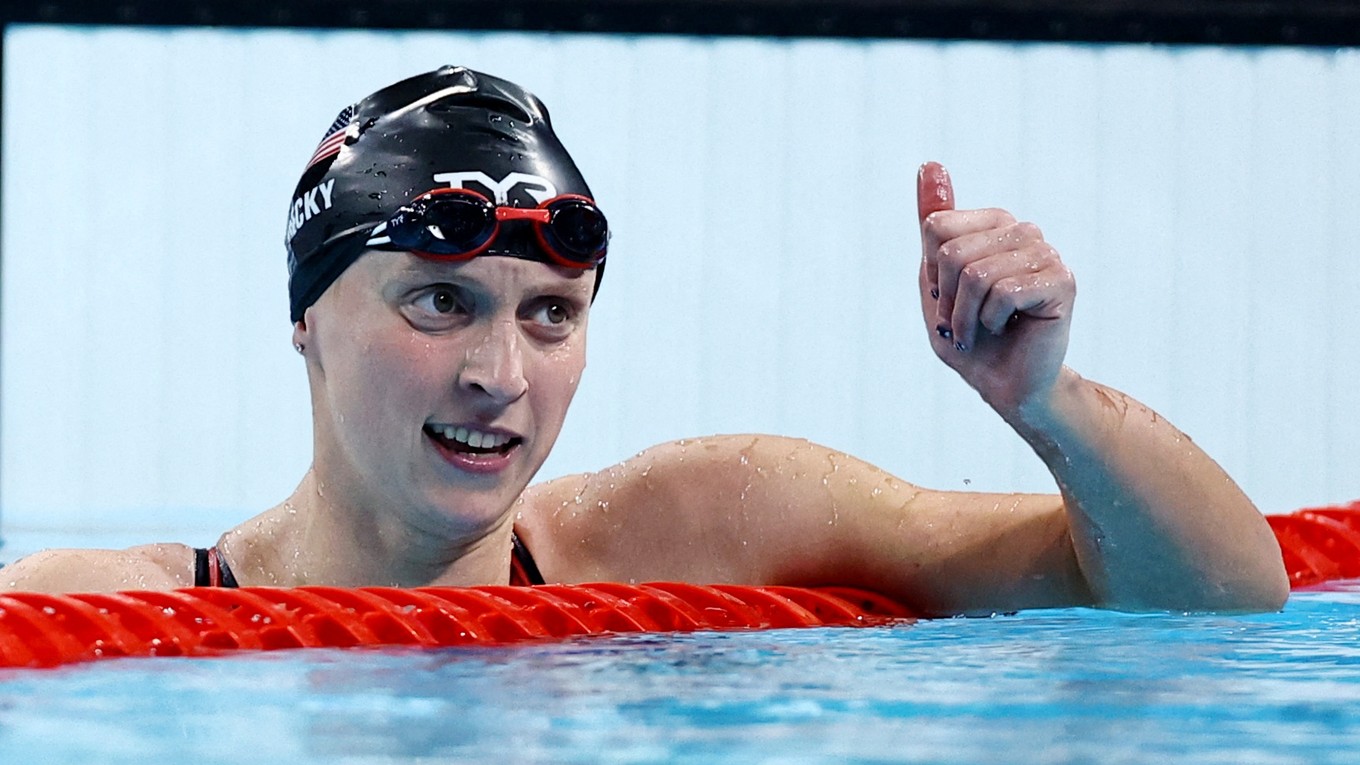 Katie Ledecká.