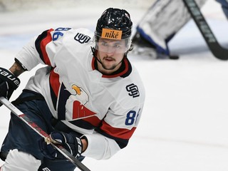 Roman Žitný ešte v drese v drese HC Slovan Bratislava. 