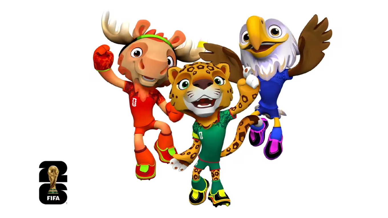 Maskoti MS vo futbale 2026.