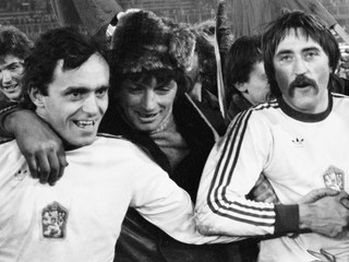Marián Masný (vľavo) a Antonín Panenka