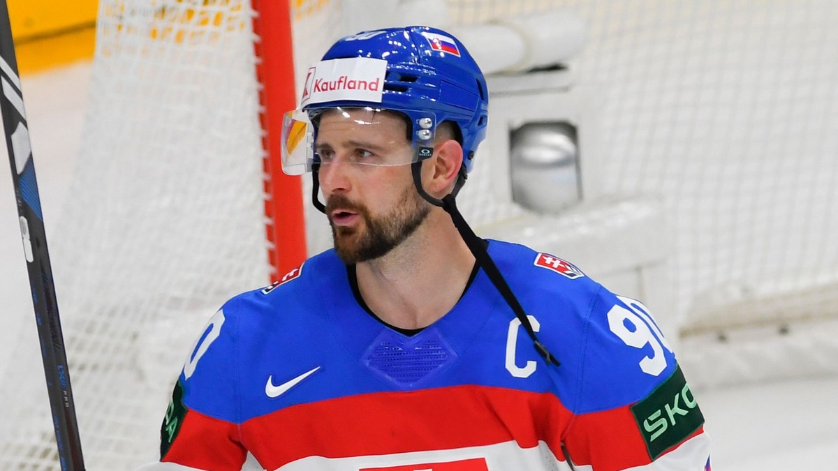 Tomáš Tatar v drese Slovenska.