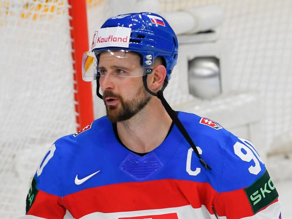 Tomáš Tatar v drese Slovenska.