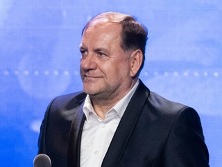 Vladimír Weiss st. na vyhlásení výsledkov galavečera Futbalista roka 2023.